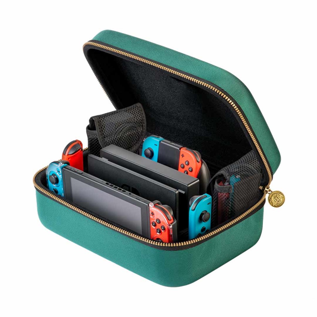 RDS Industeries-NS Traveler Deluxe Travel XL Case-Zelda Tears Of The Kingdom For NS OLED- Green