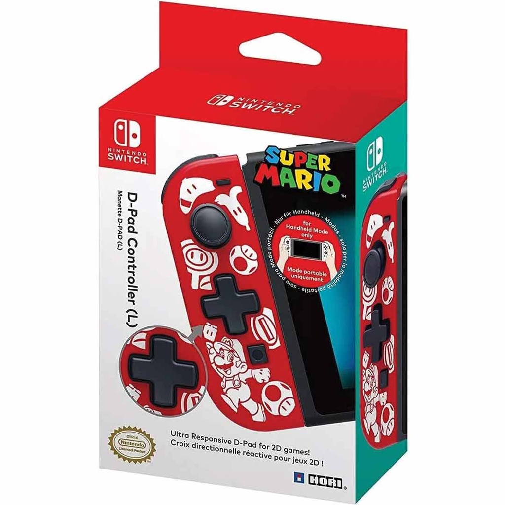 HORI NS D-Pad Controller (L) Super Mario Edition