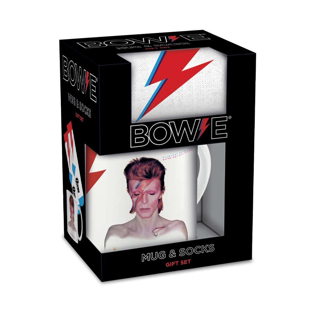 Pyramid-David Bowie (Aladdin Sane) Mug & Sock Set of 2