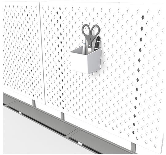 DEZCTOP D-BOARD Container White