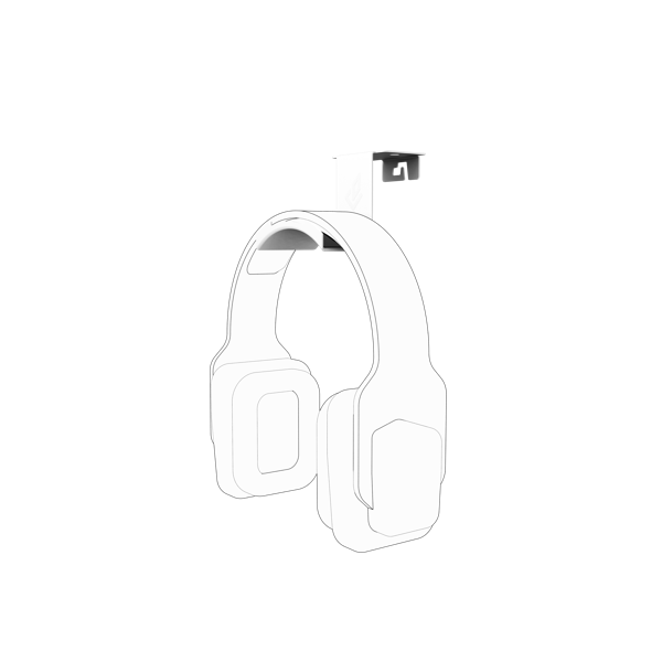 DEZCTOP Headset Holder White