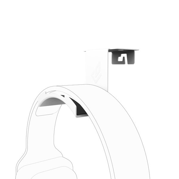 DEZCTOP Headset Holder White