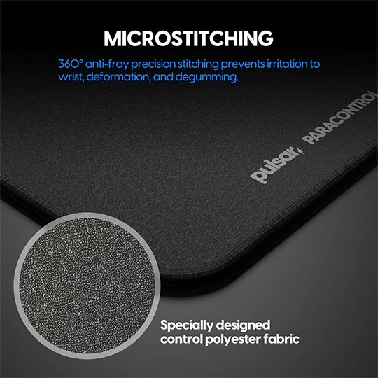 PULSAR Paracontrol V2 Xlarge Black Mouse Pad(490x420mm)