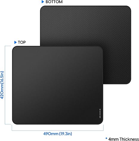 PULSAR Paracontrol V2 Xlarge Black Mouse Pad(490x420mm)