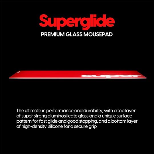 PULSAR Superglide Pad XXL Red Mouse Pad