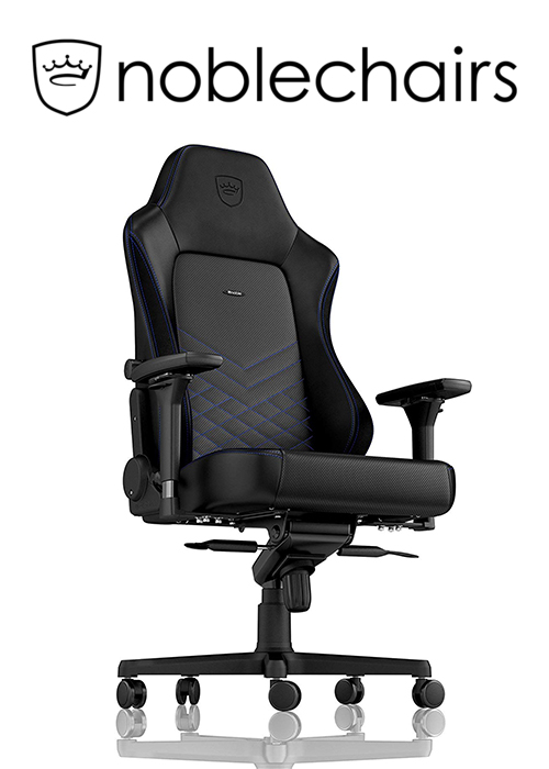 Noblechairs HERO Gaming Chair -
Black/Blue
