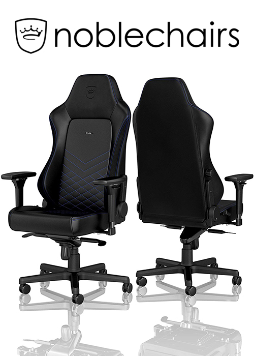 Noblechairs HERO Gaming Chair -
Black/Blue
