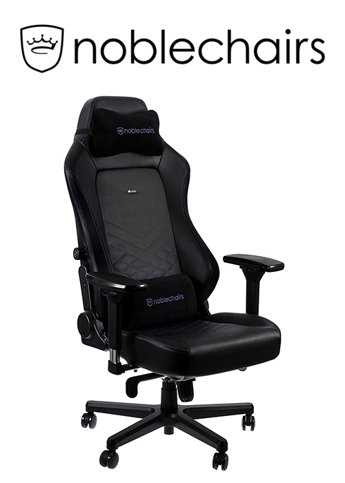 Noblechairs HERO Gaming Chair -
Black/Blue
