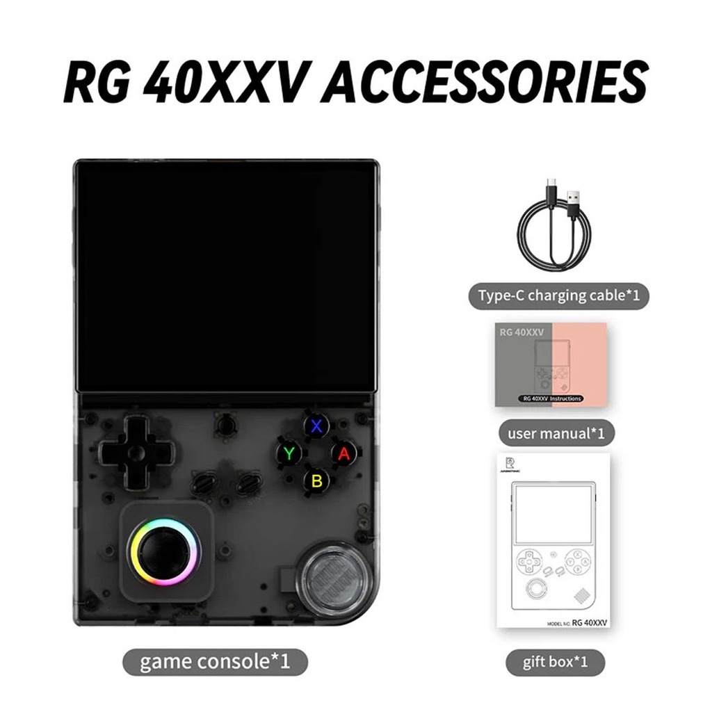 ANBERNIC RGX40XXV Handheld Game Console Linux System 4.0 Inch Screen 64GB