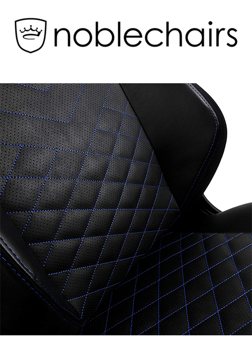 Noblechairs HERO Gaming Chair -
Black/Blue
