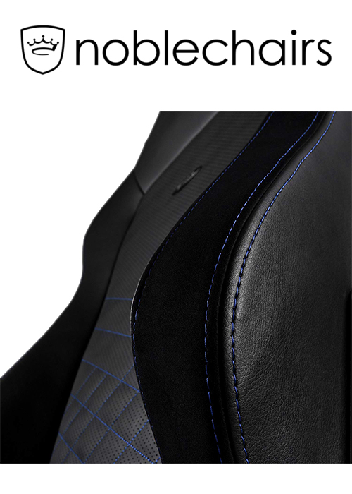Noblechairs HERO Gaming Chair -
Black/Blue
