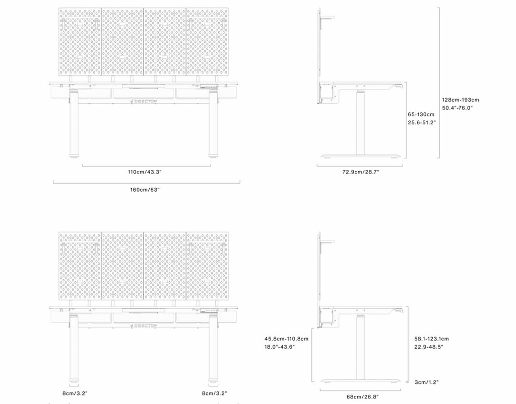 Dezctop Bifrost Series Elite 160 Ash Black