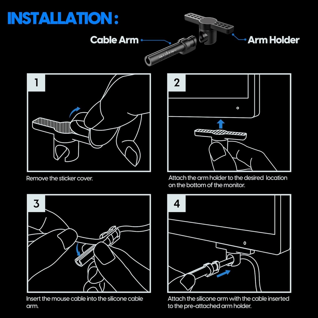 Pulsar Micro Mouse Bungee ES (Extra VHB, 1 set of Bungee)