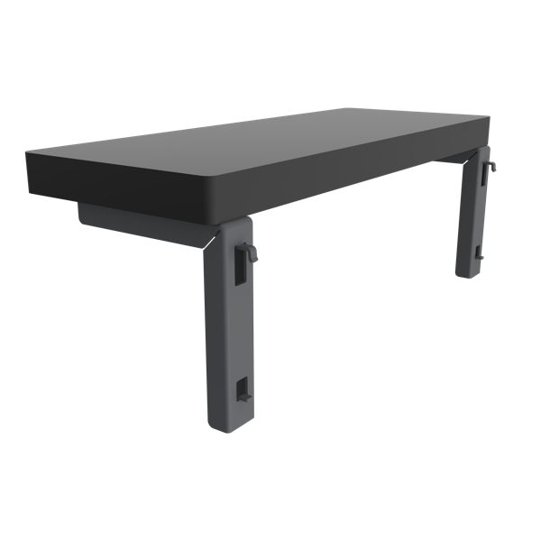 DEZCTOP D-BOARD Shelves M-Twin Pack  Black