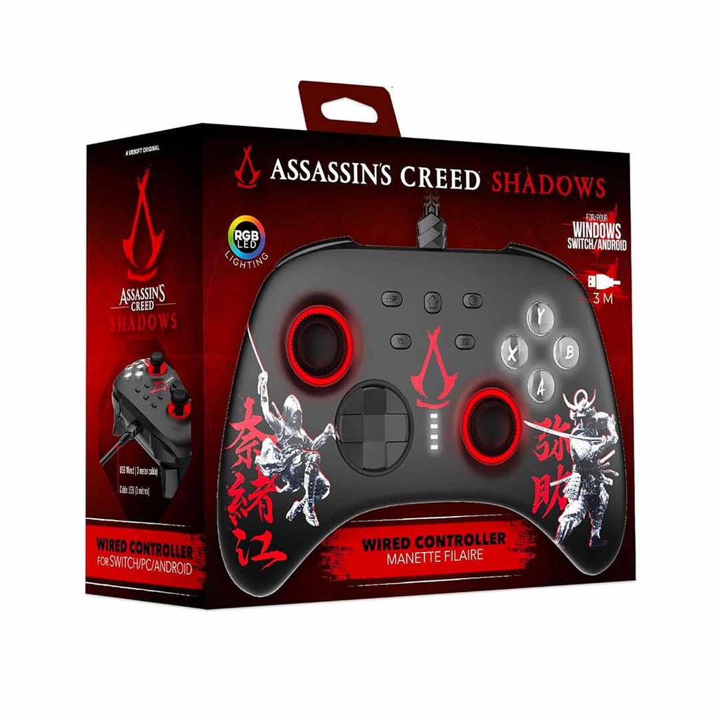 Freaks and Geeks Assassin's Creed Shadows Wired NS Controller
