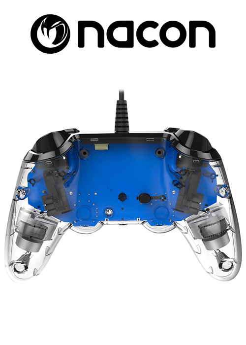 PS4 Wired Controller Crystal Blue (Nacon)