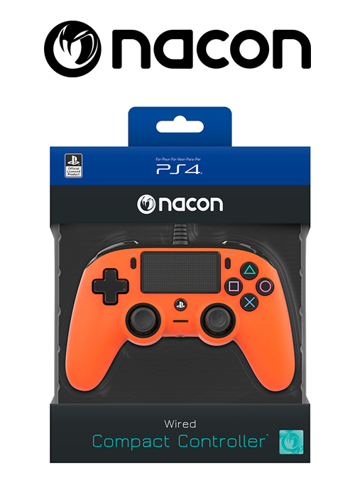PS4 Wired Controller Orange (Nacon)