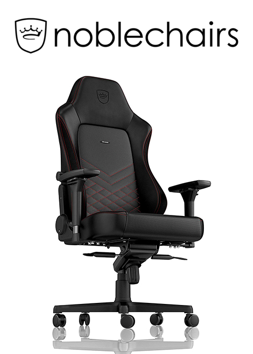 Noblechairs HERO Gaming Chair - Black/Red