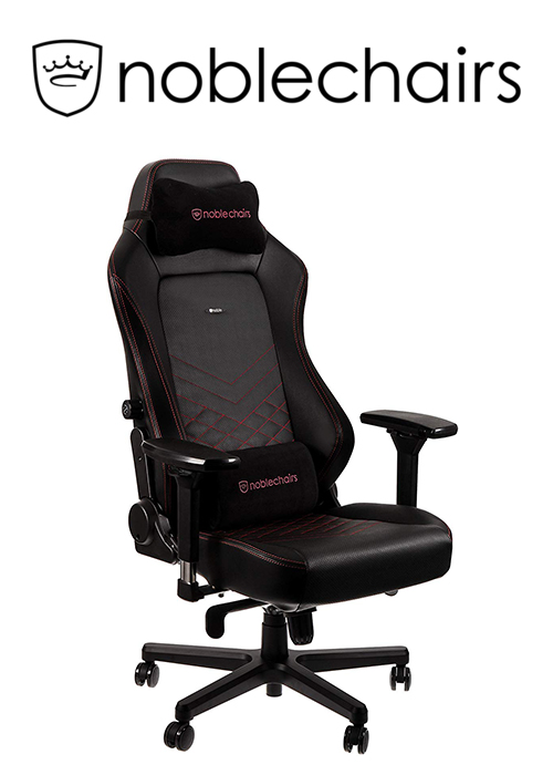 Noblechairs HERO Gaming Chair - Black/Red