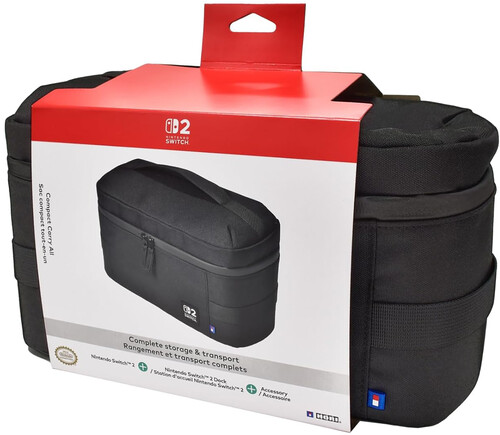 Hori Compact Carry Case For Nitnendo Switch2 (Black)