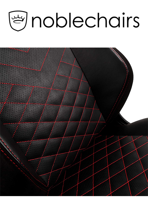 Noblechairs HERO Gaming Chair - Black/Red