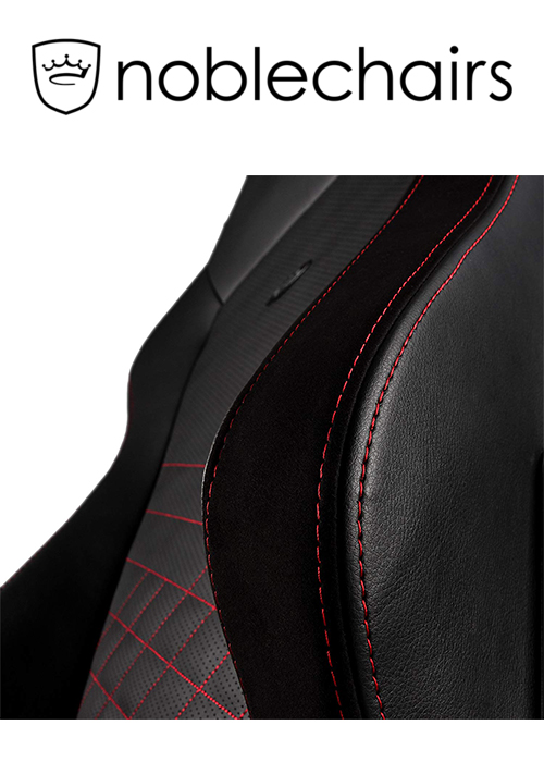Noblechairs HERO Gaming Chair - Black/Red