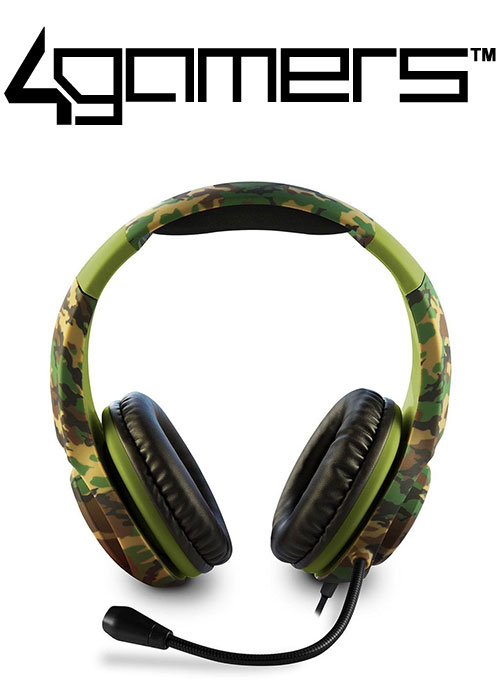PS4 PRO4-70 Wired Stereo Gaming Headset - Camo Green (4Gamers)