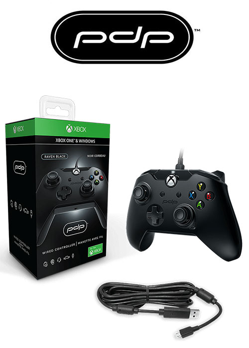 XB1 Wired Controller Raven Black (PDP)
