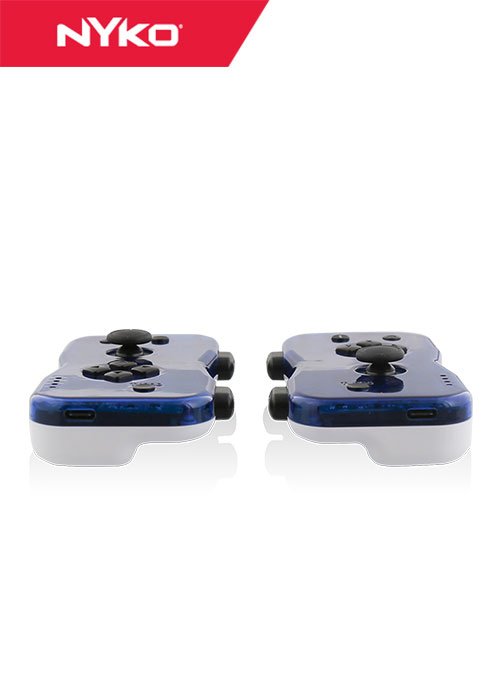 NS Joy-Con Dualies - Pair of Motion Controllers - Blue/White (Nyko)