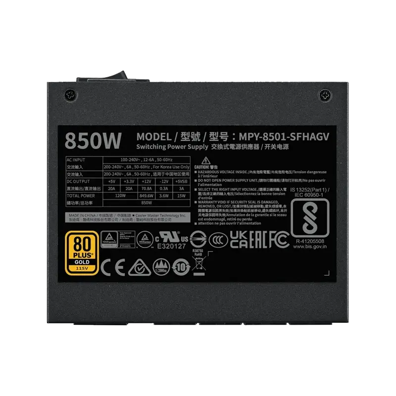 700836 Cooler Master V SFX Gold 850W Power Supply Black 5.webp