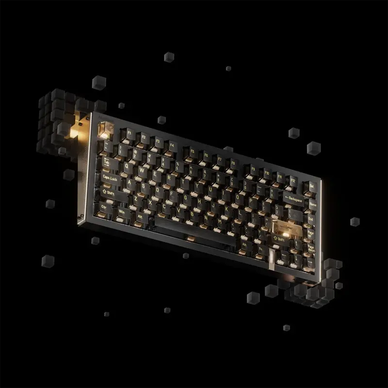 701573 MelGeek REAL81 67Keys Wired Gaming Keyboard Sulfur Black 6.webp