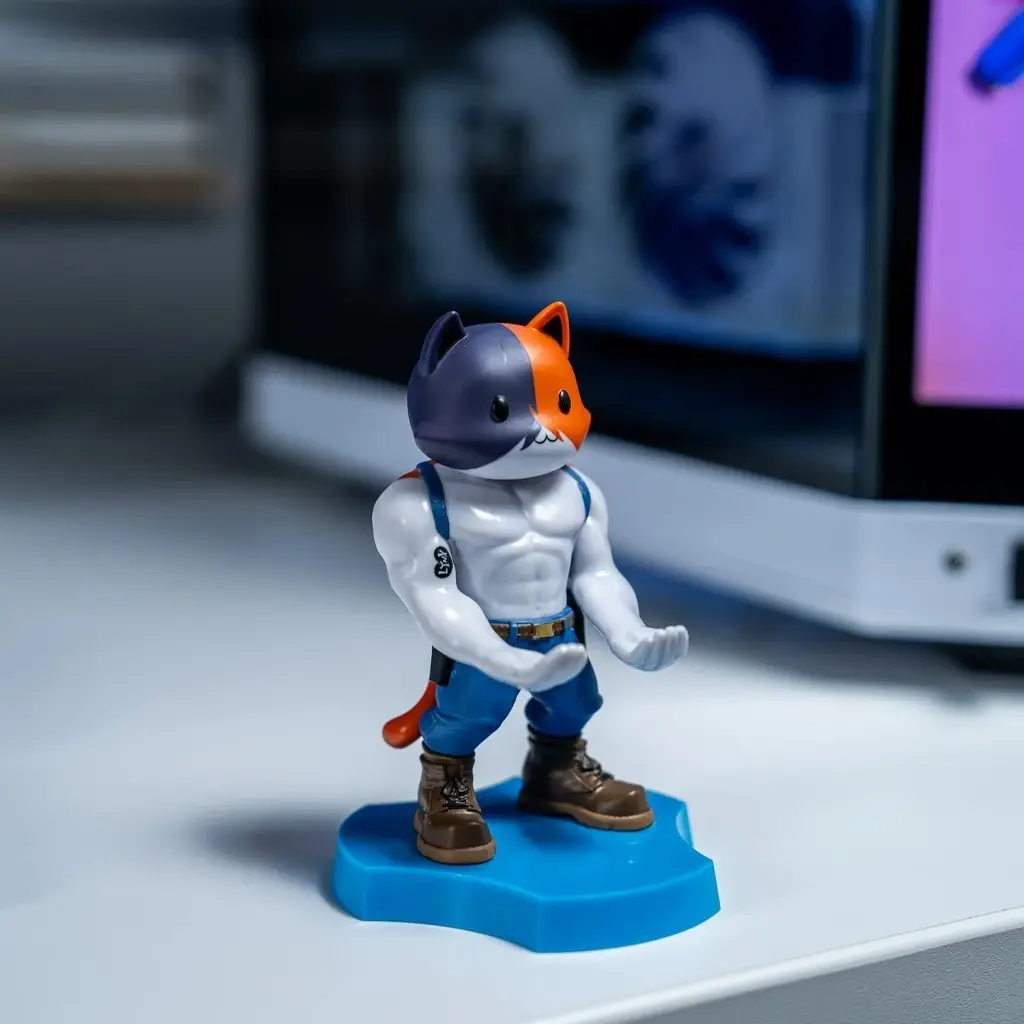[702458] Cable Guys Mini Fortnite Meowscles Mobile & Controller Holder 4.webp