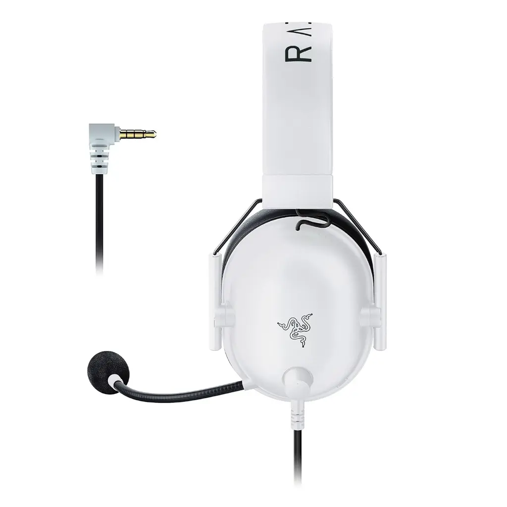 [702834] Razer BlackShark V2 X Esports 7.1 Surround Sound Wired Gaming Headset White Edition 2.webp