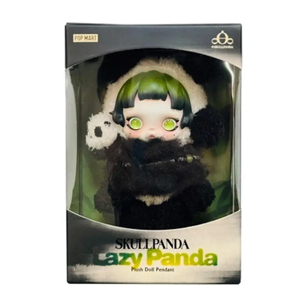 [702559] Pop Mart Skullpanda Lazy Panda Doll Pendant Plush 2.webp