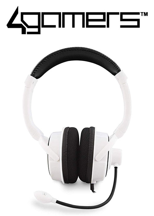 PS4 PRO4-40 Wired Stereo Gaming Headset - White (4Gamers)