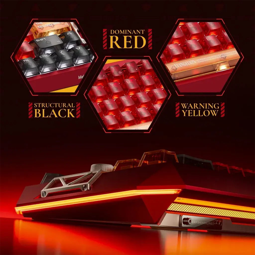 [702383] MelGeek Evangelion Centauri 60 Asuka Limited Edition Mechanical Gaming Keyboard 5.webp