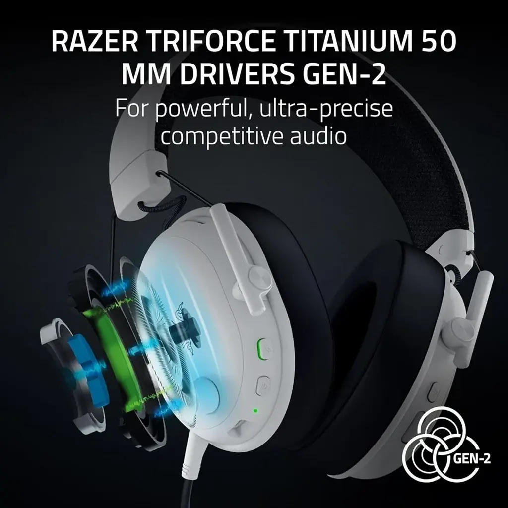 [702947] Razer BlackShark V3 Wireless Esports Headset White Edition 5.webp