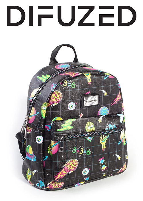 Rick and Morty - All Over Sublimation Printed Ladies Backpack