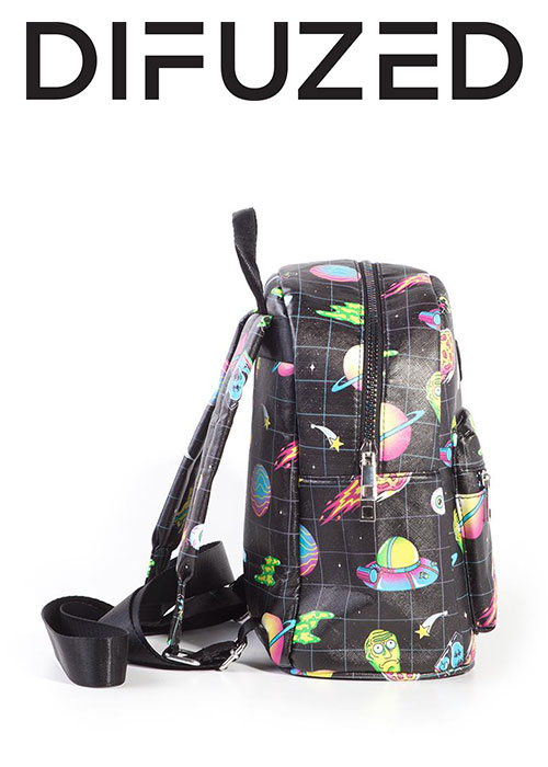 Rick and Morty - All Over Sublimation Printed Ladies Backpack