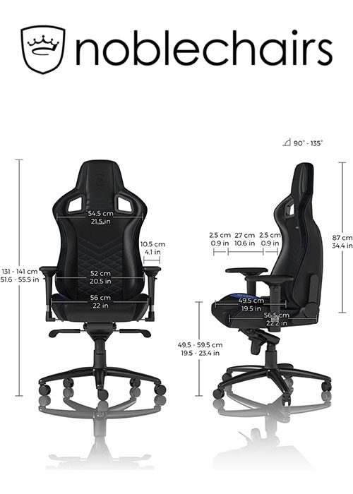 Noblechairs EPIC Series - Black/Blue