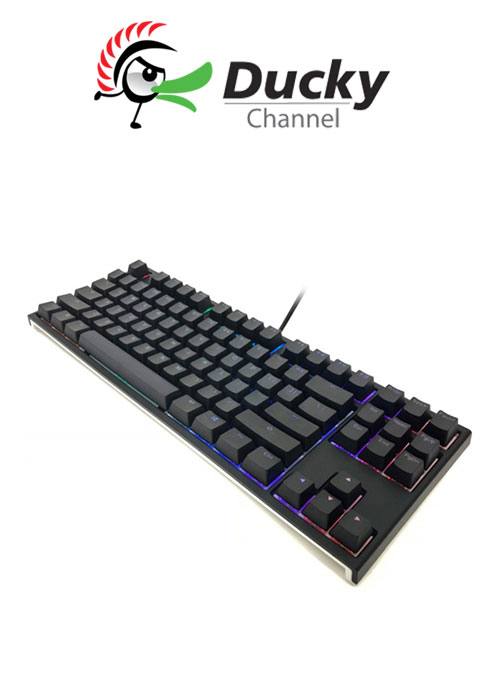 Ducky One 2 TKL RGB Gaming Keyboard - Silent Red Switch
