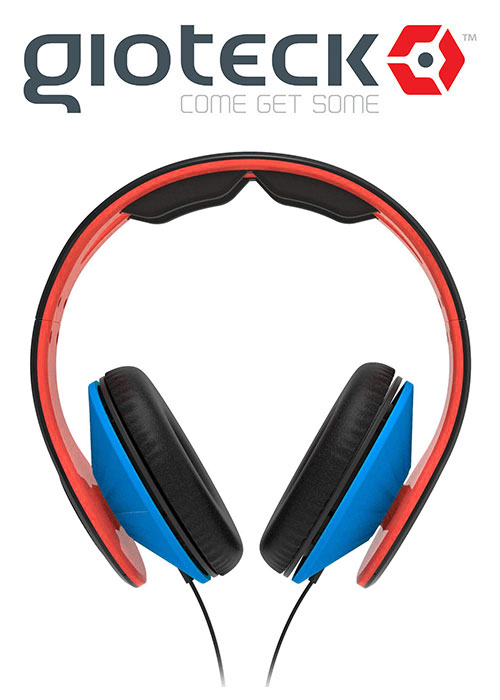 Gioteck TX-30 Stereo 'Game & Go' Wired Headset Orange/Blue