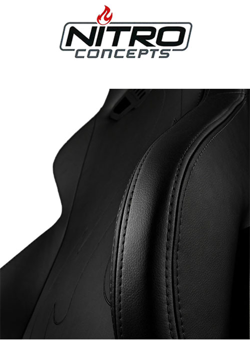 Nitro Concepts S300 Ex Stealth Black Gaming Chair Game Store