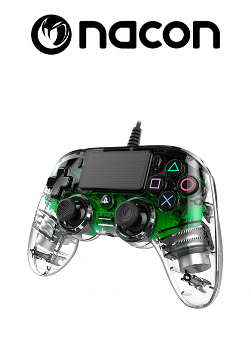 Nacon PS4 Wired Compact Controller Crystal Green