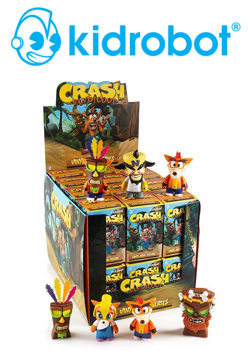 Crash Bandicoot Series Mini-Figures Display Tray (Kidrobot)