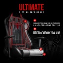 ARCR - Marvel Avengers Gaming Chair With Racing Chairs Footrest - Spider-Man