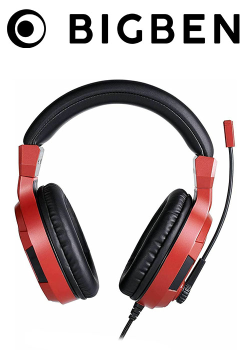 BIGBEN PS4 Gaming Headset V3 Wired - Red