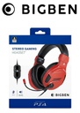BIGBEN PS4 Gaming Headset V3 Wired - Red