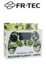 FR-TEC PS4 Protector silicone + Grips Camo Woodland