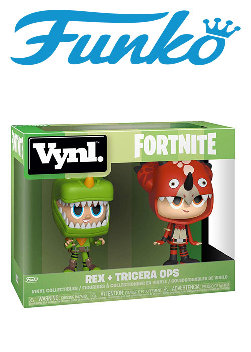 Fortnite Rex and Tricera Ops Vynl. Figure 2-Pack